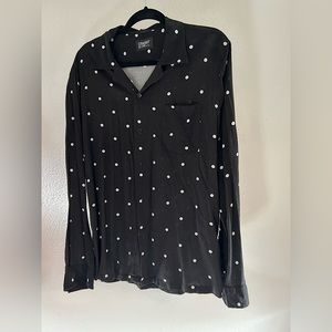 Straight To Hell Apparel size large polka dot shirt